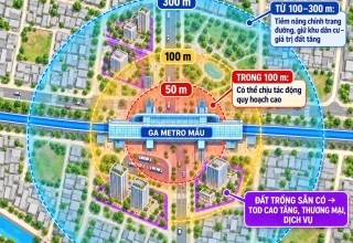TOD ảnh hưởng như thế nào đến bất động sản xung quanh ?
